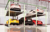 Üç Katlı Yarı Otomatik Otopark Sistemi