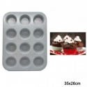 12li Teflon Muffın Kalıbı 35cm Can Süs