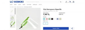 Yüz Koruyucu Siperlik